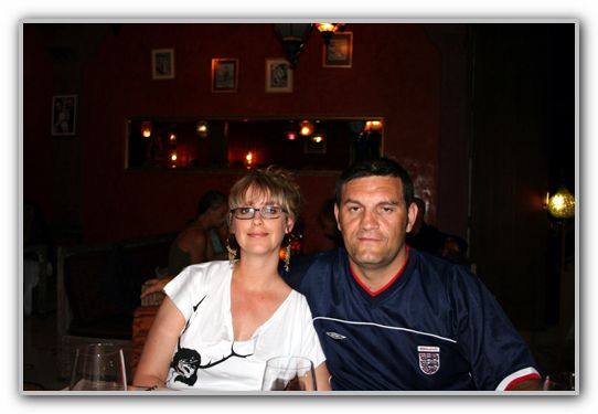 DJ & SJ our for dinner